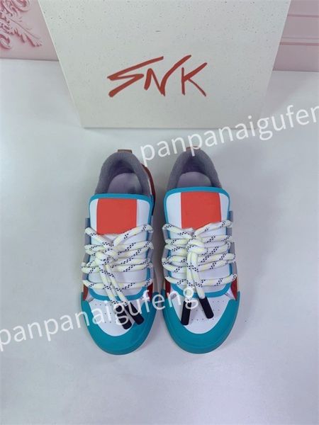 

2023 new men sneakers designer white shoes triple leather printed sneaker platform women casual shoe, Black