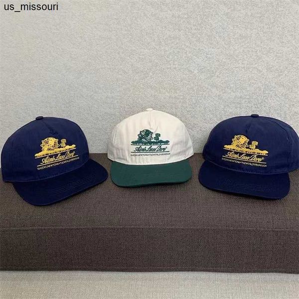 

ball caps snapbacks 22ss baseball caps for men ald unisphere truck hat snapback sunvisor cap skateboards kpop summer casquette black for wom, Blue;gray
