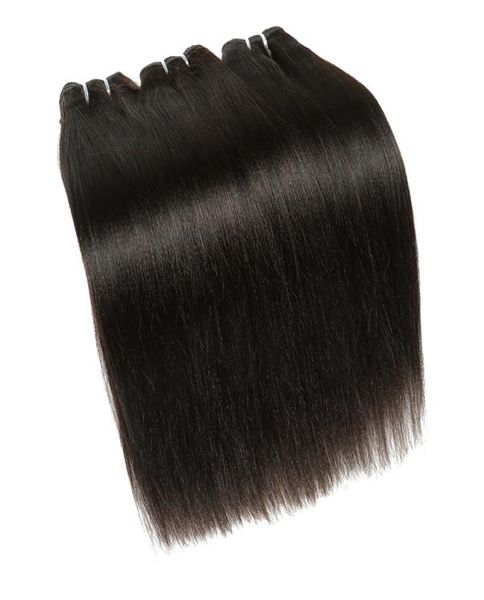 

charmingquee peruvian yaki straight human hair bundles peruvian kinky straight virgin human hair extension 820inch coarse yaki ha4522382, Black