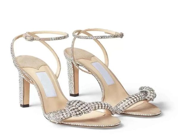 

summer brand thyra sandals shoes for party wedding bridal dress crystalembellished gladiator sandalias suede pumps round toes sti4995295, Black