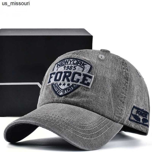 

ball caps snapbacks summer retro new letter cowboy baseball cap men and women's bomber hats outdoor casual sunscreen cap man's cap, Blue;gray