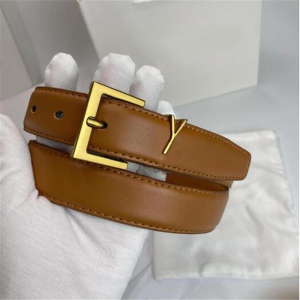 

belt for women genuine leather 3.0cm width men designer belts y buckle cnosme womens waistband cintura ceintures with box, Black;brown