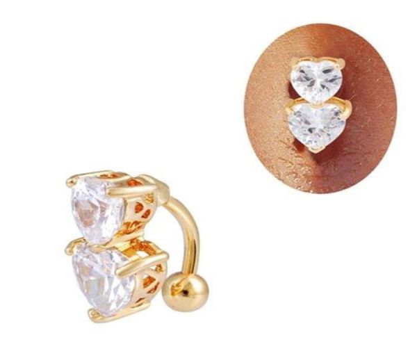 

navel piercing belly ring belly button rings barbell bar zircon dangling party round for woman body jewelry2235442, Silver