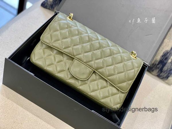 

totes shoulder bag luxury tote purses brand handbag message bags genuine leather crossbody 5a quality caviar designer cf size 25cm gold chai