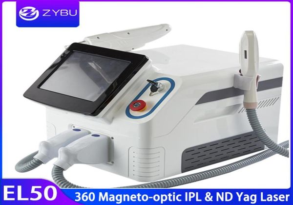 

new 2in1 ipl laser machine for pigment tattoo removal and permanent hair removal q switch nd yag laser 360 magnetooptic ipl salon9531052
