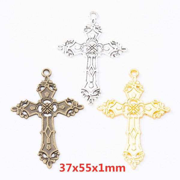 

other 50 retro cross alloy pendants diy european style jewelry making 8467