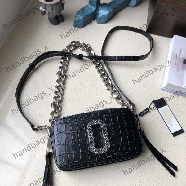

designer bag ma bag bag girl commuter classic chain camera bag crocodile cowhide thin shoulder belt one shoulder oblique straddle bag