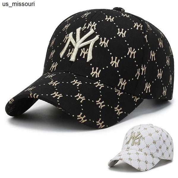 

ball caps spring and autumn new female korean version of all fashion embroidered hard baseball cap outdoor leisure cap j230520, Blue;gray