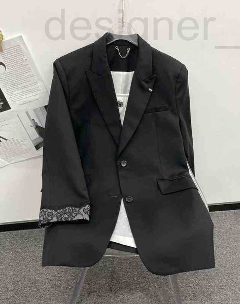 

women's suits & blazers designer spring new product assic temperent cu stiting la suit jacket fecf, White;black