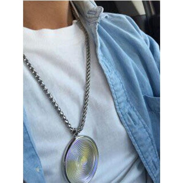 

necklaces scalar energy ion necklace energy ions mini alpha spin necklace alphaspin pendants 5g radiation protection, Silver