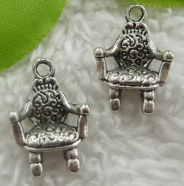

other 160 pieces antique silver chair charms 20x13mm #2159