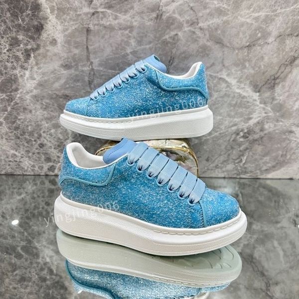 

new designer platform men casual shoes leather lace-up sneaker lady flat running trainers letters gym sneaker, Black