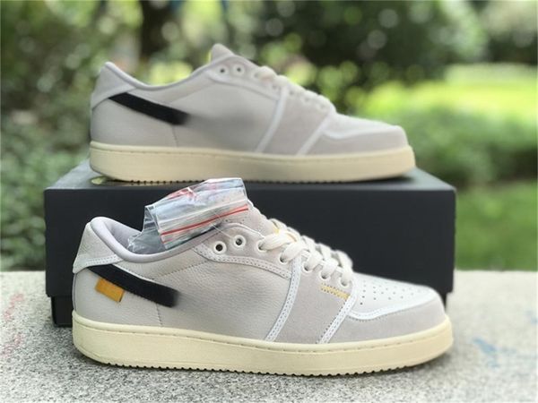 

union sail leather authentic la x 1 ko low designer shoes 1s muslin neutral grey dz4864-100 basketball outdoor sneakers with box sprot offs