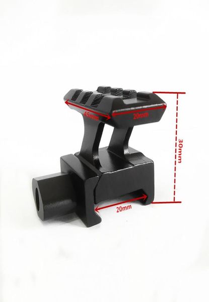 

hunting riser rail base with picatinny weaver rail 20mm airsoft rifle scope mount6974531