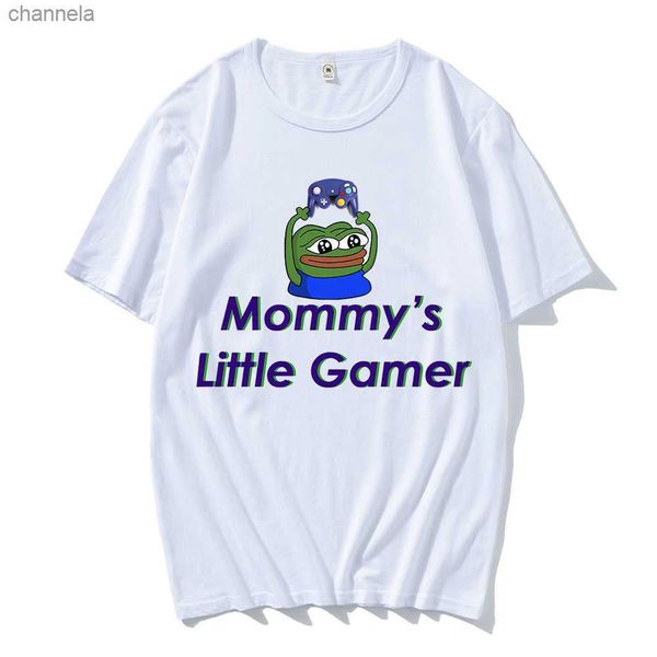 

men's t-shirts mommy s little gamer shirt men's t shirt novelty tee shirt short sleeve o neck oversized t-shirts 100% cotton cloth, White;black
