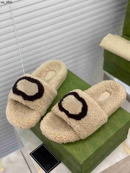 

slippers mens designers slides womens slippers fashion luxurys wool slipper leather rubber flats sandals summer beach shoes loafers gear bot, Black