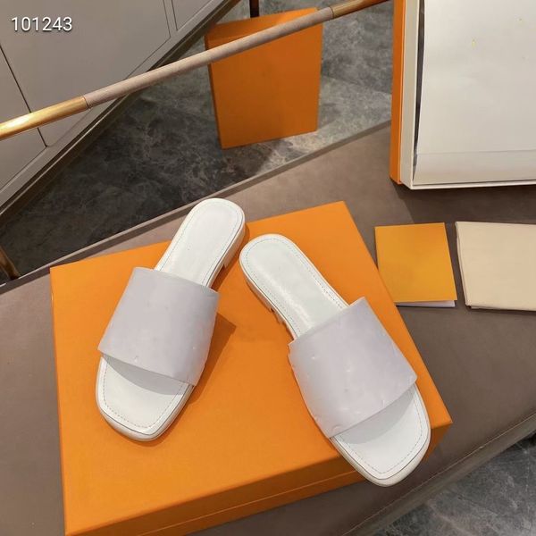 

designer slipper mid-heel rattan jumbo interlocking platform slides sandals luxury mens sandal beach womens shoes with box beige blue canvas, Black
