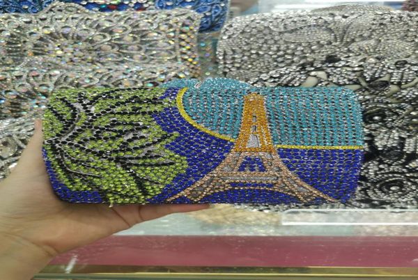 

evening bags xiyuan women goldgreyblue color crystal clutch bridal diamond purses and handbags rhinestones party cocktail7735935