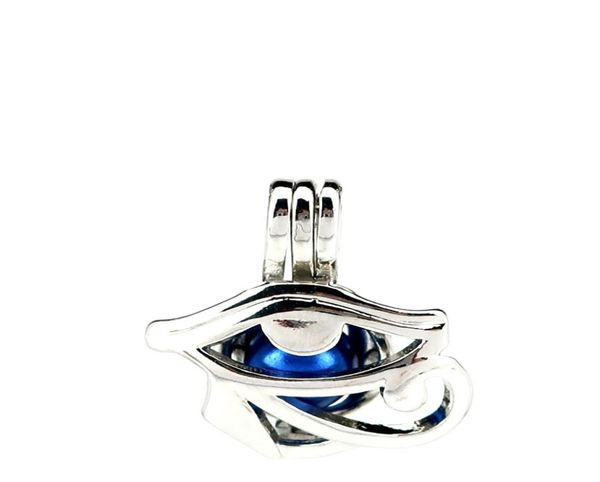 

10pcslot silver copper egyptian eye of horus ra amulet oysters beads cage locket pendant aromatherapy perfume essential oils diff9236499