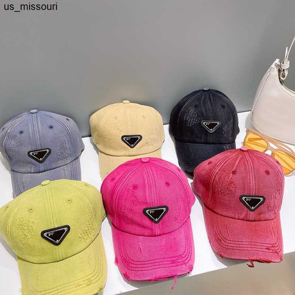 

ball caps fashion summer ball caps designer man's street cap retro style women's hats 6 colors j230520, Blue;gray