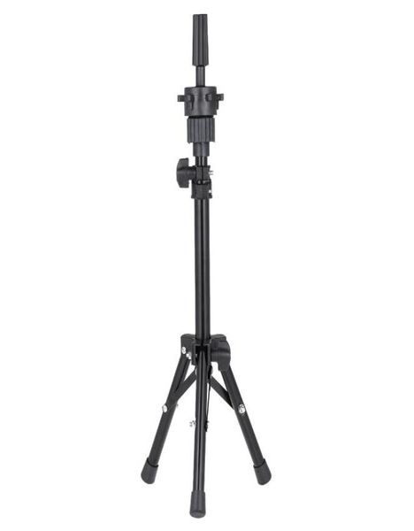 

adjustable wig stand hairdressing tripod hairdresser training mannequin head holder clamp false head mold stand hair wig1497397, White