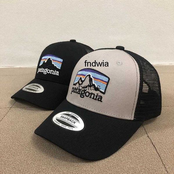 

hat summer men and women patagonias tide brand sun protection thin cap outdoor fishing sun shading baseball net cap, Blue;gray