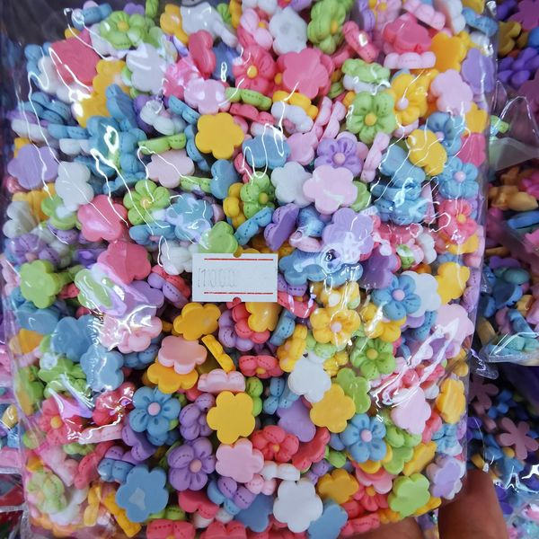 

polish 1000pieces 12mm diy candy flowers sticker flat beads scrapbook for woman kids hairpin decorate jewelry making accessories, Blue