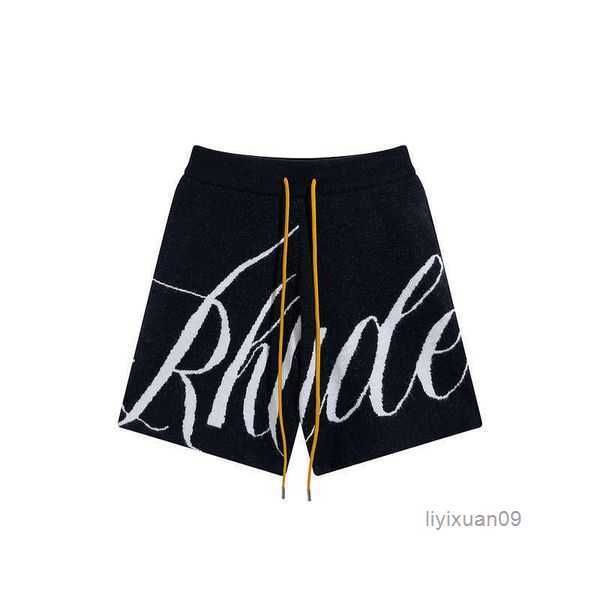 

designer shorts rhude summer fashion beach pants men street wear red blue black purple mens short 1 9v15, White;black