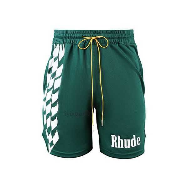 

rhude shorts men short casual sport pants designer embroidery printing halfpant us size s-xl 3 t7fo, White;black
