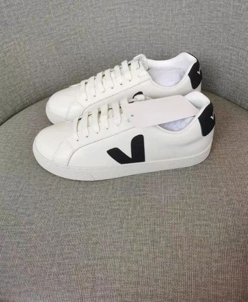 

designer sneaker veja campo shoes casual shoe mens womens sneakers original classic white fashion couples vegetarianism style tra sur, Black
