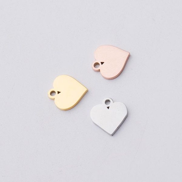

other fnixtar 20pcs stainless steel peach heart charms mirror polish charms diy making necklace bracelet earring charms for jewelry