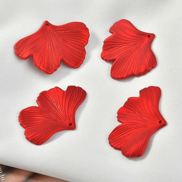 

crystal new style 40pcs/lot rubber paint cartoon maple leaf shape resin beads diy jewelry earring/garment accessory