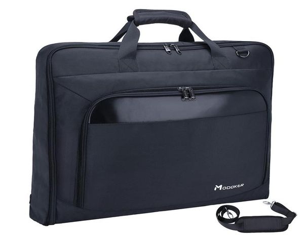 

duffel bags modoker garment travel bag with shoulder strap hanging suitcase clothing business multiple pockets men baggage black9731063
