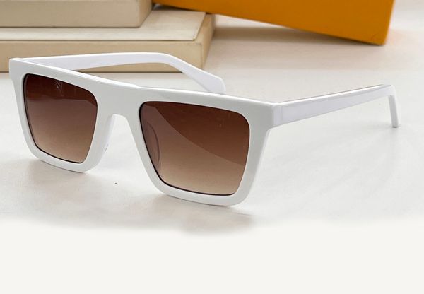 

bloom square flat sunglasses white brown shaded men summer fashion sunglasses sunnies gafas de sol sonnenbrille sun shades uv400 eyewear wit, White;black