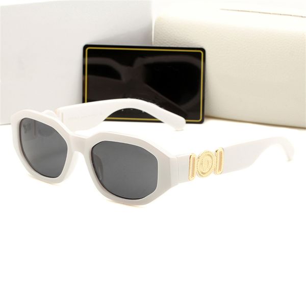 

luxury sunglasses for men and women, fashion designer retro small frame, neutral glasses, high-quality sun visors, White;black