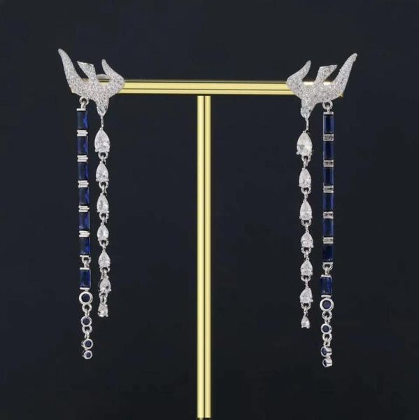 

hezekiah s925 silver northern europe swallow earrings personality women039s earrings dance party superior quality3185059, Golden