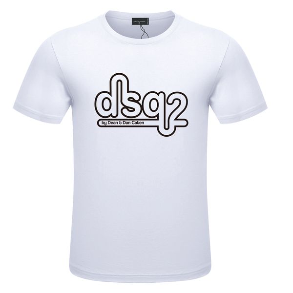 

t shirt dsq2 summer limited designer t shirt mens womens wear 41 style 6 colors graffiti style chest letters fashion sportwear lovers d2 shi, White;black