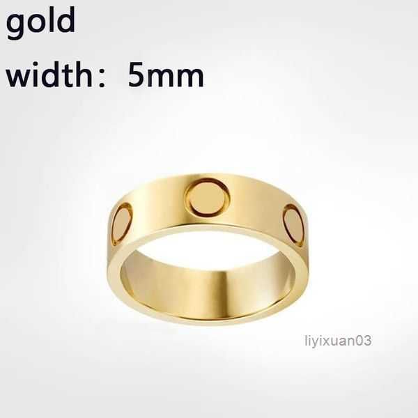 

love rings womens ring couple jewelry band titanium steel with diamonds casual fashion street classic gold silver rose optional adql