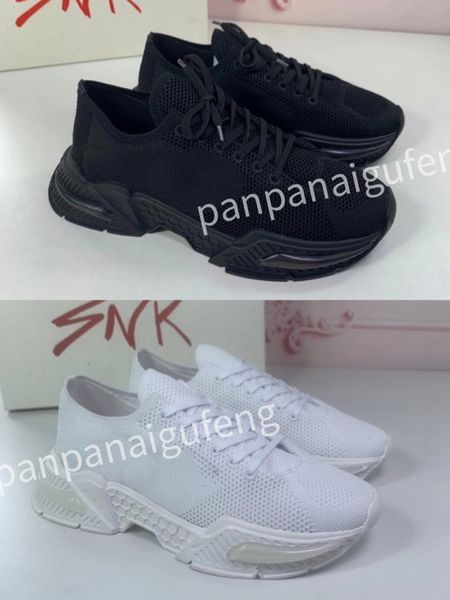 

luxurys men sneakers designer white shoes triple leather printed sneaker platform women casual shoe, Black