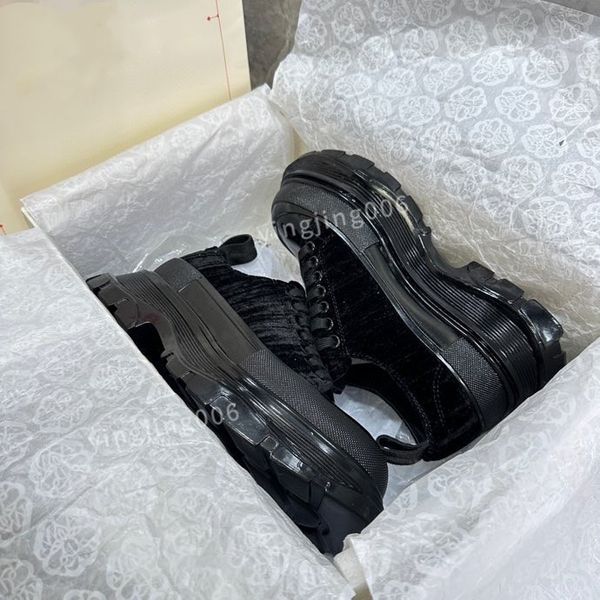 

2023brand designer platform mens women casual shoes leather lace-up sneaker lady flat running trainers letters gym sneaker, Black