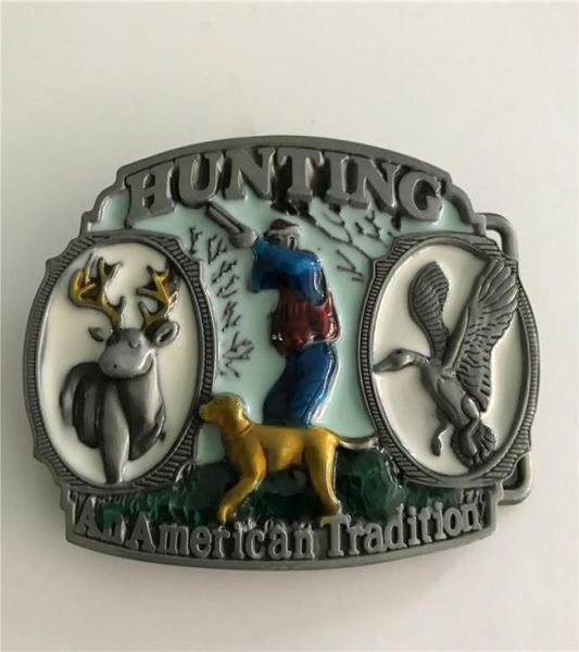 

1 pcs an american tradition hunting cowboys belt buckle woman man jeans jewelry accessories metal belt head4123291, Slivery;black
