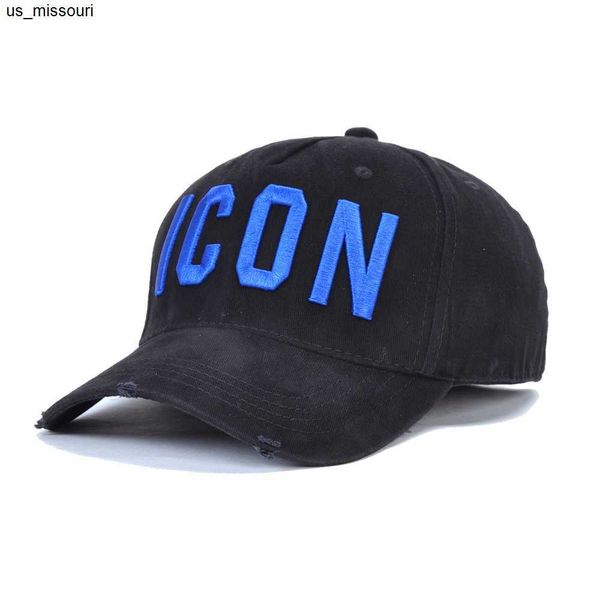 

ball caps dsqicond2 wholesale cotton baseball caps icon letters cap men women customer design hat trucker snapback dad hats j230520, Blue;gray
