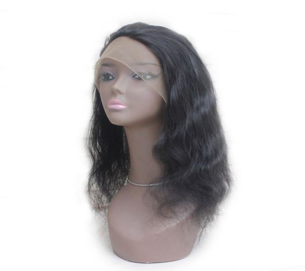 

brazilian body wavy 360 lace frontal closure virgin remy human hair peruvian full lace frontals 22542 1b part 8quot20q4269963, Black
