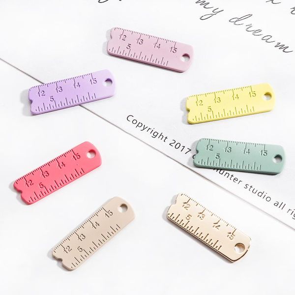 

other summer style 40pcs/lot rubber printing cartoon rule rectangle shape alloy floating locket charms diy jewelry accessory