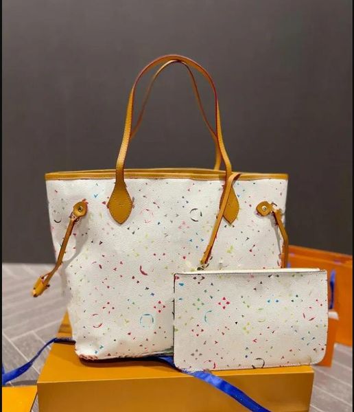 

l classic 40156 bag never totes full purse handbags bags vintage colorful flower large capacity 2pcs set crossbody shoulder composite shoppe