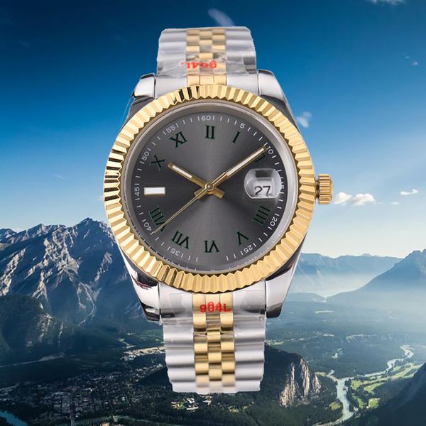 

lady watches women wrist watch automatic quartz sapphire 28 31 36 41mm mechanical stainless steel luminous lovers gold silvery montre moveme, Slivery;brown