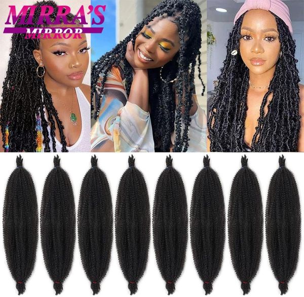 

synthetic braiding black 162428 inch kinky marley braids afro pre separated spring hair for butterfly locs synthetic hair 5847498, Black;brown