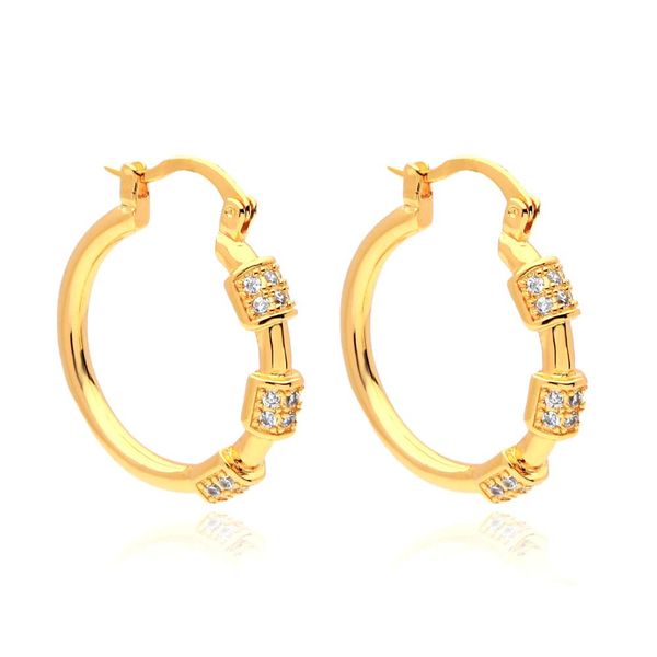 

huggie varole elegant crystal hoop earrings gold color eternity earings circle earrings for women jewelry gift, Golden;silver