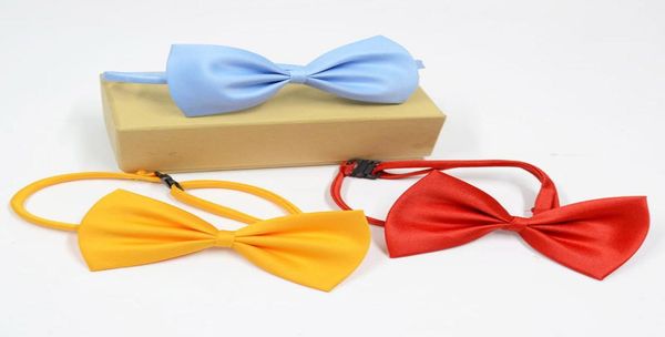 

19 colors baby bows kids neck tie boys ties neckwear child ties bowties bowtie baby child accessories m9896515040, Red;brown