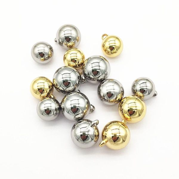 

polish new arrival 100pcs uv round shape charm beads for handmade necklace earring making diy parts jewelry findings components, Blue